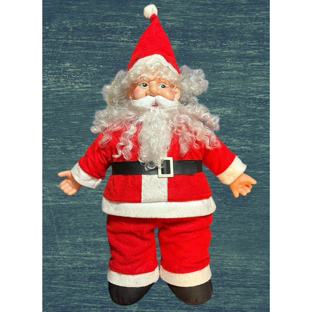 Dolls Unlimited Gatlinburg TN 30" Santa Claus Plush Hard Face and Hands Vintage
